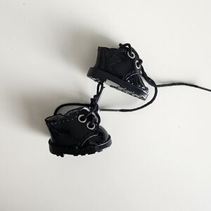 LABUBU Faux Pantent Leather Booties